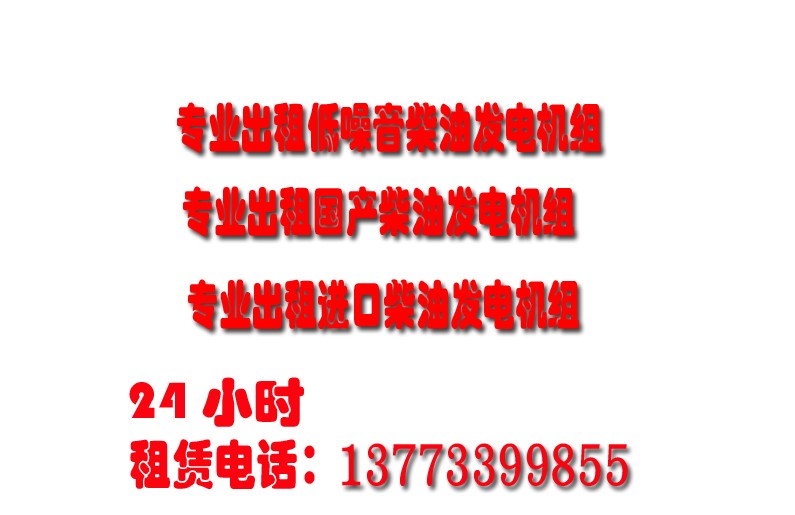 南通海安如皋發(fā)電機出租出租發(fā)電機型號齊全價格低