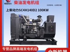 100KW上柴動(dòng)力柴油發(fā)電機(jī)組-SC4H140D2視頻